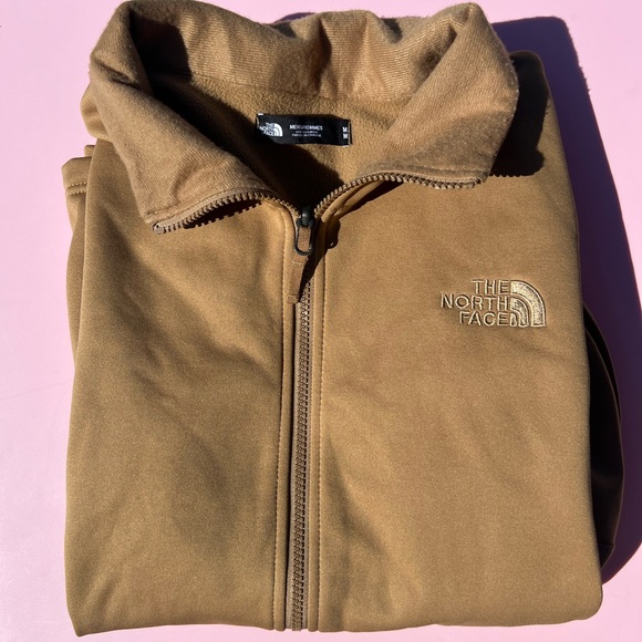 Men’s Medium Northface full zip sweatshirt NWOT tan brown - Picture 1 of 6